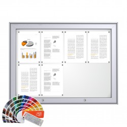RAL MAXI Notice Board – Magnetic 8 x DIN A4