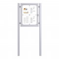 Free Standing Notice Board - Magnetic