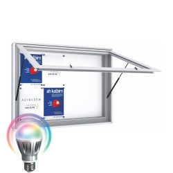 LED SUPER MAXI Notice Board – Magnetic 18 x DIN A4