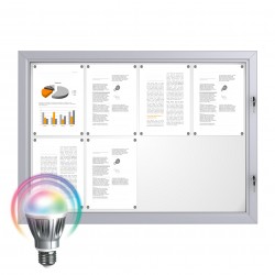 LED Notice Board – Magnetic 8 x DIN A4