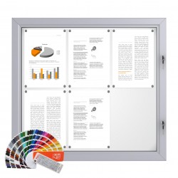 RAL Notice Board – Magnetic 6 x DIN A4