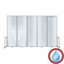 Folding Room Divider - Light Transmissive Panels