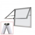 MAXI Free Standing Notice Board with Baseplate - Magnetic