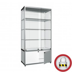 Tower Showcase “Wide – with Storage”- 950mm. x 500mm. x 2000 mm.