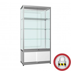 Tower Showcase “Sliding Doors with Storage” - 950mm. x 500mm. x 2000 mm.